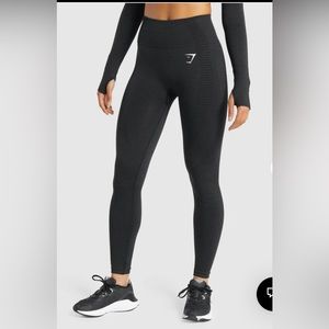 Gymshark vital seamless 2.0 leggings, size medium, black